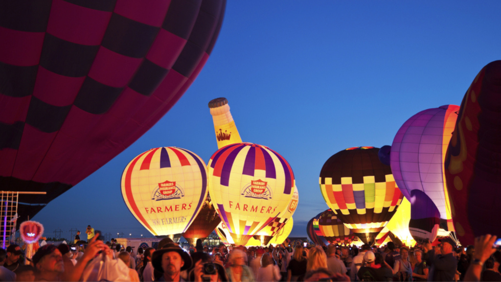 Attend the Albuquerque International Balloon Fiesta in New Mexico