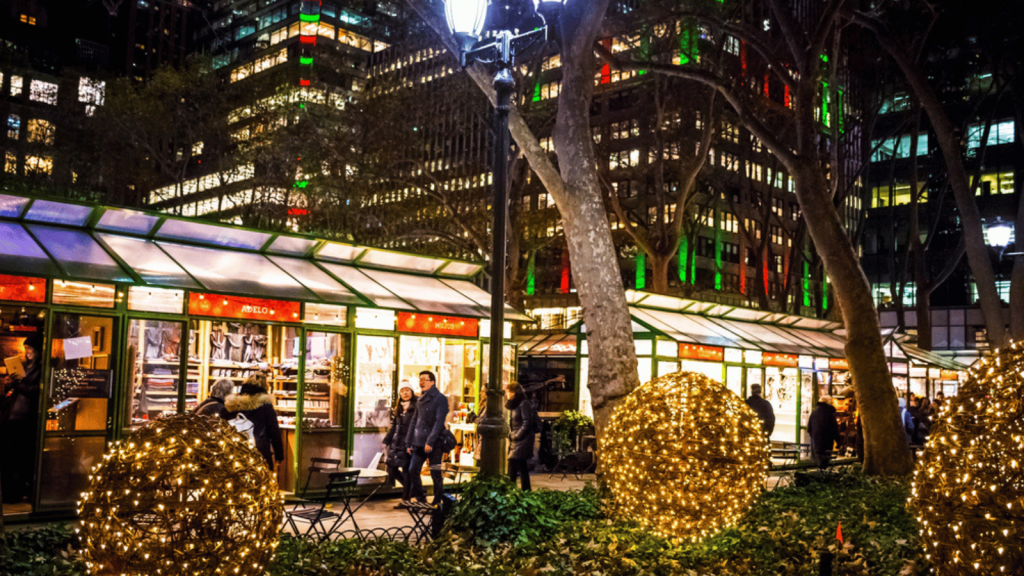 Winter Village at Bryant Park, New York City, New York