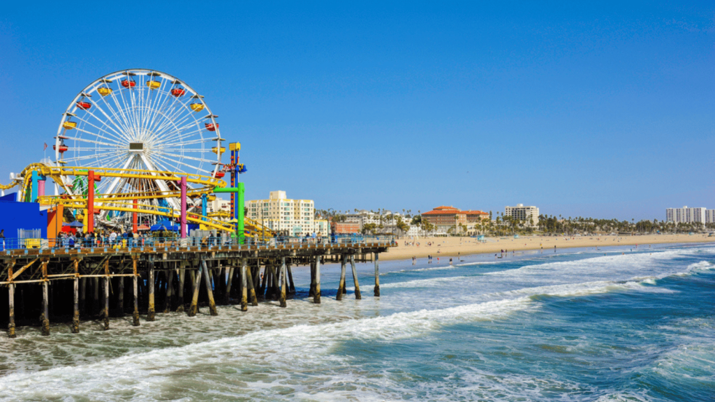 Santa Monica State Beach, California