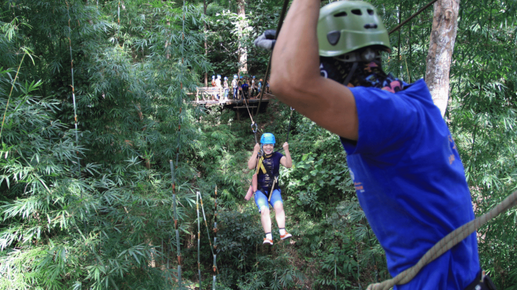 Boundless Adventures in Fitchburg offers a unique twist on ziplining 