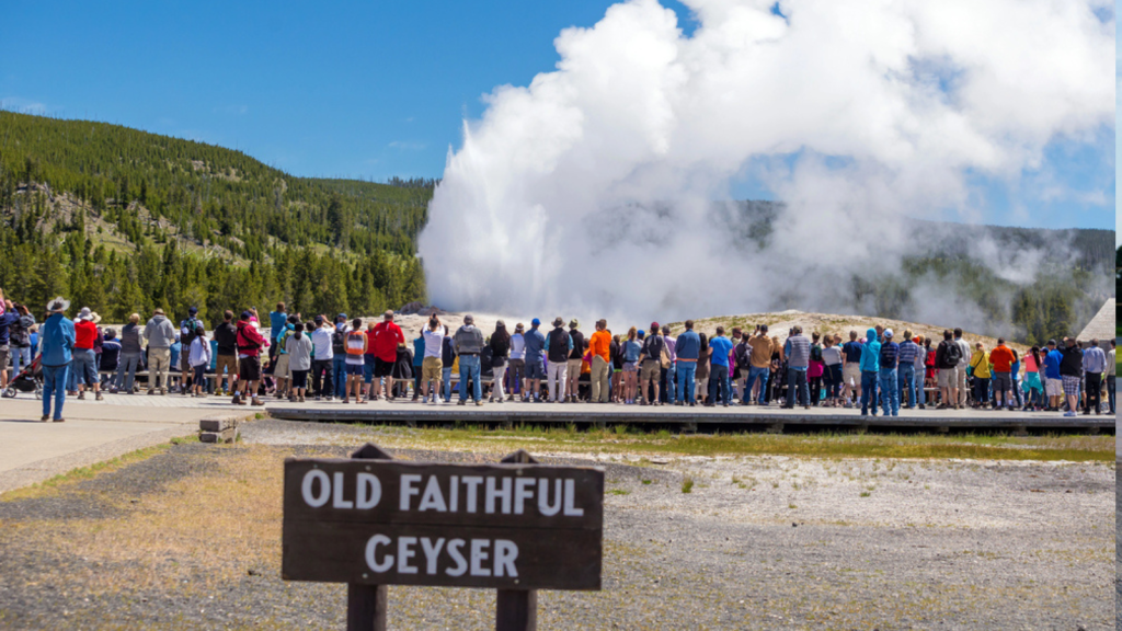 Watch Old Faithful Erupt in Yellowstone National Park, Wyoming